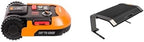 WORX Landroid M WR141E Mhroboter/Akkurasenmher für kleine Grten bis 500 qm/Selbstfahrender Rasenmher für einen sauberen Rasenschnitt, Bunt