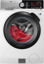 AEG L7WBA60680 Waschtrockner / DualSense - schonende Pflege / 8 kg Waschen / 5 kg Trocknen / D / energiesparend / Mengenautomatik / Nachlegefunktion / ProSteam - Auffrischfunktion / 1600 U/min Weiß
