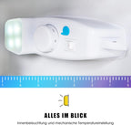 Merax Kühlschrank mit Gefrierfach, Kühl-Gefrierkombination, klein Kühlschrank mit 51L und Gefrierschrank 21L, Leise, LED, Glasablagen, Gemüsefach, Türablagen, für Küche, Wohnzimmer, Büro, Schwarz