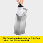 Krcher Dampfreiniger SC 3 Upright EasyFix, Aufheizzeit: 0,5 min., Flchenleistung: ca. 60 m, Tank: 0,5 l, Heizleistung: 1.600 W, mit Bodendüse, Bodentuch, Teppichgleiter, Entkalkungskartusche