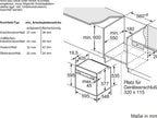 Bosch HMG7361B1, Serie 8 smarter Einbau-Backofen mit Mikrowellenfunktion, 60 x 60 cm, Made in Germany, Schwarz, Air Fry, Digitaler Bedienring, Touchdisplay, Automatikprogramme, Reinigungsunterstützung