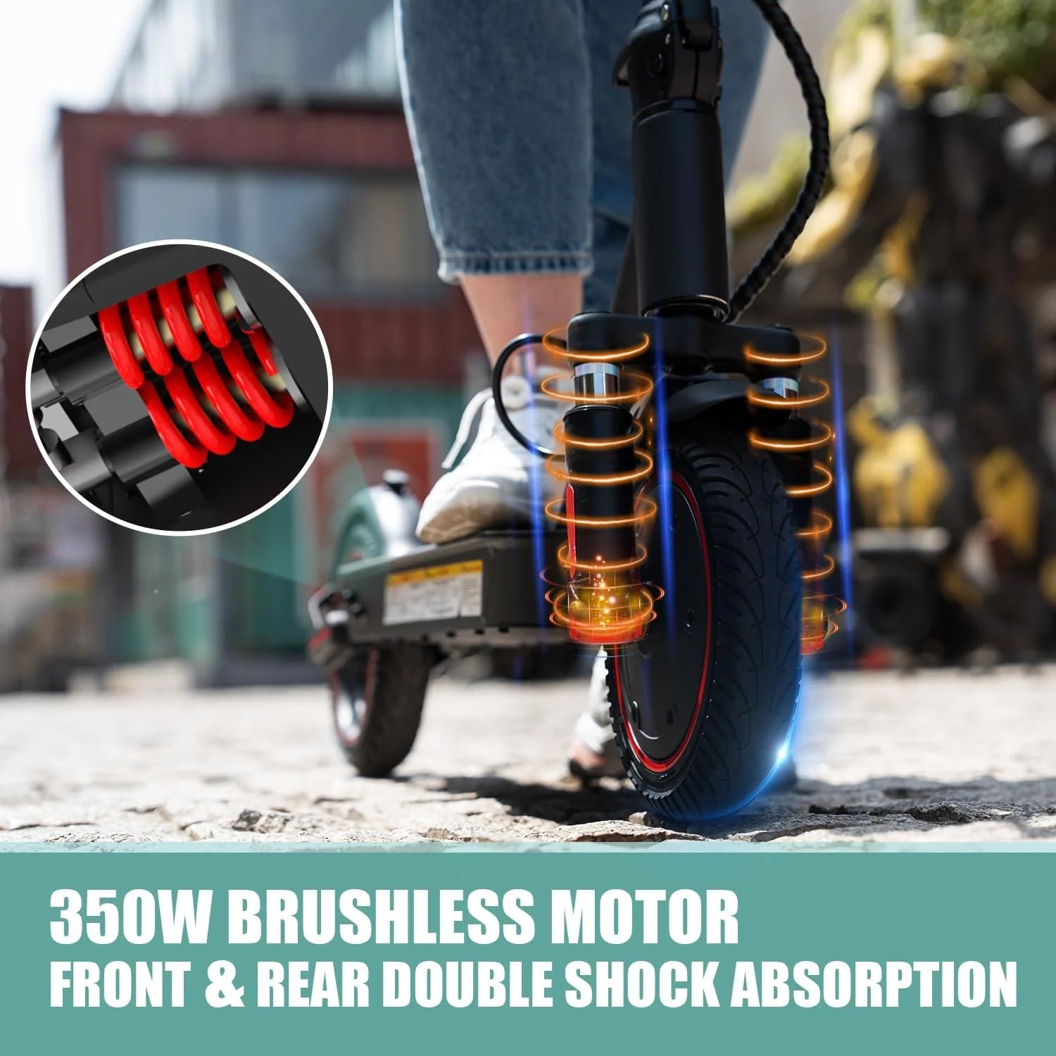 EVERCROSS EV85F E-Scooter – 350W Motor, 25 km/h, 8.5 Reifen, IP54, Klappbar