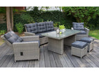 Alu-Luxus Dining-Set »Asti«, 6-teilig