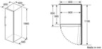 Siemens GS54NAWCV iQ500 Gefrierschrank, 176 x 70 cm, 327 L, noFrost nie wieder abtauen, bigBox Platz für großes Gefriergut, varioZone flexible Glas-und Schubladen, Weiß