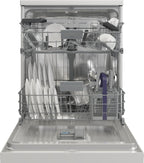 Beko BDFN26420W b300 freistehender Geschirrspüler, unterbaufhig, Platz für 14 Magedecke, Pro Inverter Motor, TrayWash, HygieneIntense, 6 Programme, WaterSafe+, Wei