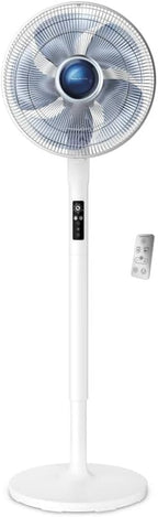 Rowenta VU5870 Standventilator Turbo Silence Extreme+ | Fernbedienung | 5 Geschwindigkeiten | Abschaltautomatik | Timer | Automatische Oszillation | Höhenverstellbar, Weiß