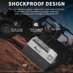 Alpicool CF55 55 Liter Kühlbox 12V tragbarer Mini-Kühlschrank elektrische Gefrierbox klein Gefrierschrank für Auto Camping, LKW, Boot und Steckdose mit USB-Anschluss, -20℃ bis 20℃