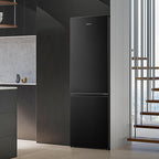 Hisense RB327N4ADD Fridge-Freezer Combination, EEK D, Total NoFrost, Interchangeable Door Hinge, Bottle Grid, 171 Litre Fridge Compartment, 85 Litre Freezer Compartment, Stainless Steel Look