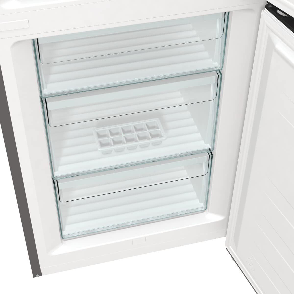 Gorenje N 619EAW4 Kühl-Gefrier-Kombination / LED Display / 186 cm / 300 l / NoFrostPLus / Gemüsefach mit Feuchteregler / FastFreeze / weiß