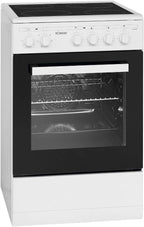 Bomann® Backofen 50cm mit Herd | Elektroherd freistehend 50 cm mit 4 Kochplatten | Standherd mit Ofen 43L | Ober-/Unterhitze | 40°C-240°C | inkl. Blech & Grillrost | Elektroherd mit Kochfeld EHC 7939