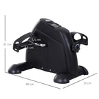 HOMCOM Mini Bike Pedaltrainer mit LCD-Display, verstellbarer Widerstand