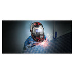 PARKSIDE® PSHL 2 D1 Automatik-Schweißhelm, mit LED, schwarz/flammig - B-Ware neuwertig