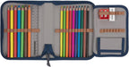 LÄSSIG 7-teiliges Schulranzen Set Kinder/School Set Boxy Unique Schwarz
