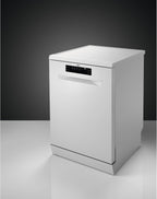 AEG Vollintegrierter Geschirrspüler 60cm, Spülmaschine Serie 7000: mit Glasschutz, Energieklasse A, Besteckschublade, personalisierte Zeit-Steuerung, leise 41dB, ComfortRails, Wasserstopp, FSE7676AP