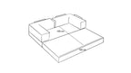 Comfort 3er Sofa - Grün