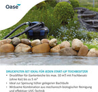 OASE 50499 Druckfilter BioPress Set 4000, Teichfilter Filterset zur effektiven und raschen Algenbekäpfung, Komplettset inkl Filterpumpe und UVC Klärer