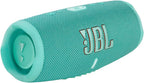 JBL Charge 5 Bluetooth-Lautsprecher in Schwarz – Wasserfeste, portable Boombox mit integrierter Powerbank – Eine Akku-Ladung für bis zu 20 Stunden kabellosen Musikgenuss