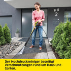 Kärcher Hochdruckreiniger K 4 Power Control Flex Home, Druck: max. 130 bar, Fördermenge: 420 l/h, Fläche: 30 m²/h, Wasserfilter, Gewicht: 11,5 kg, Hochdruckpistole, Dreckfräser, Strahlrohr, Home Kit