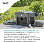OASE 56789 Durchlauffilter BioSmart Set 36000 geeignet für Teiche bis 36 m³, Filtersystem, Filterkomplettset inkl Filtermaterial, Teichpumpe und UVC Klärer