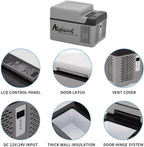 Alpicool C12 12L Cool Box 12 V Mini Fridge Electric Compressor Car Fridge Camping Freezer Box Small Portable for Car, Truck, Boat, RV with USB Connection