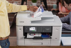 Brother MFC-J6940DW DIN A3 4-in-1 Farbtintenstrahl-Multifunktionsgerät (2 x 250 Blatt Papierkassette, Drucken, scannen, kopieren, faxen), Weiß, Mittel