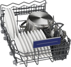 Siemens SR65YX08ME, iQ500 Smarter Geschirrspüler Vollintegriert, 45 cm breit, Besteckschublade, Zeolith, extra leise, aquaStop, automatische Türöffnung nach Programmende, varioSpeed, Innenbeleuchtung