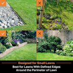 LawnMaster VBRM16 OcuMow™ Mähroboter für geeignet für bis zu 100 qm-Selbstfahrender Rasenmäher Roboter mit MX 24V 4.0Ah Lithium-Ionen Akku Ohne Kabel