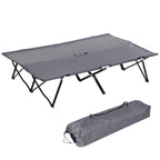 Outsunny Campingbett klappbar für 2 Personen erhöht faltbar