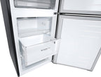 LG GBV22NCCEP Kühl-/Gefrierkombination – Smart Inverter Compressor, Total No Frost, Modern Flat Door Design, Matt Schwarz Metallic, Energieeffizienz A