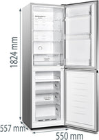 Gorenje N 619EAW4 Kühl-Gefrier-Kombination / LED Display / 186 cm / 300 l / NoFrostPLus / Gemüsefach mit Feuchteregler / FastFreeze / weiß