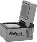 Alpicool C12 12L Cool Box 12 V Mini Fridge Electric Compressor Car Fridge Camping Freezer Box Small Portable for Car, Truck, Boat, RV with USB Connection