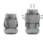 Maxi-Cosi Kore Pro i-Size Kindersitz, 3.5–12 Jahre, 100–150 cm, ClickAssist Licht, Verstellbare Höhe/Breite, Side Protection System+, Authentic Cognac