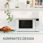 Panasonic NN-DF38PBEPG Kombi-Mikrowelle & Grill, 1000 W, 23 l, Inverter-Tech, Eco Kombi Modus, Flachbett, 16 Auto-Programme & Auftau-Modi, emailliertes Blech, Gitterrost, leichte Reinigung, Schwarz
