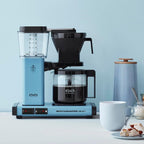Moccamaster KBG Select, Kaffeemaschine, Retro Kaffeemaschine, Filterkaffee, Off-White, 1.25L