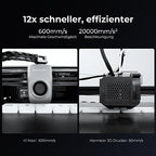 Creality K2 Plus Combo 3D-Drucker, 16-Farben Multimaterial-Druck, 350³mm XXL-Bauraum, Servo-Direktantrieb, Dual-KI-Kameras, Ultra-Leise