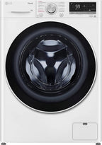 LG F4WV7080, Klasse A, Frontlader-Waschmaschine 8 kg, 1400 U/Min, AI Direct Drive, Wi-Fi, Tiefenreinigung mit Dampf, Große Kapazität, TRIPLE A, Außentür aus Sicherheitsglas, 62 x 60 x 85 cm ꟷ Weiß