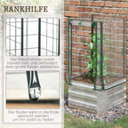 HOMCOM Hochbeet Set Pflanzkasten für Garten & Balkon