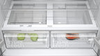 SIEMENS KF96NVPEA iQ300 Multi-Door-Kühlschrank, 183 x 91 cm, 405 L Kühlen & 200 L Gefrieren, hyperFresh längere Frische, noFrost nie wieder abtauen, superCooling schnellere Kühlung