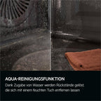 AEG Einbaubackofen – Serie 5 Ringheißluft: Gleichmäßige Garergebnisse auf 3 Ebenen – Pyrolyse Selbstreinigung – 25 Automatikprogramme – LED-Touchdisplay – Schnellaufheizung – Schwarz – BPE53516AB