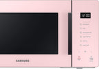 Samsung Tisch-Mikrowelle Glas Design MG23T5018CP/ET, knuspriges Kochen, AirFry, Mikrowelle + Grill 800 W + 1100 W, 23 l, 49 x 27,5 x 38 cm, Puder