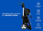 Nilfisk bar Hochdruckreiniger mit Induktionsmotor (inkl. Patio Cleaner Flächenreiniger und rotierende Bürste) E145.4-9 blau