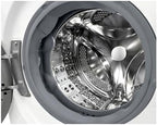 LG F4WV7080, Klasse A, Frontlader-Waschmaschine 8 kg, 1400 U/Min, AI Direct Drive, Wi-Fi, Tiefenreinigung mit Dampf, Große Kapazität, TRIPLE A, Außentür aus Sicherheitsglas, 62 x 60 x 85 cm ꟷ Weiß