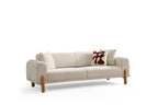 Lyke 3 Sitzer Bettsofa - Sahne