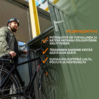 Fornorth Fahrradgarage für zwei Fahrrder 142x198x157cm, Dunkelgrau