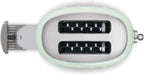 Smeg, 2x2 TSF01PGEU -Toaster, 2 Schlitze für 2 Scheiben, 6 Vergoldungsniveaus, Heizfunktion, Abtau- und Bagel- Funktion, Sammelschublade, 950W, Pastellgrün