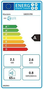 Klarstein Mobile Klimaanlage mit Abluftschlauch, 4-in-1 Klimagerät mit Ventilator, Luftentfeuchter & Nachtmodus, Kleine & Portable Klimaanlage für Wohnung & Büro, Niedriger Verbrauch, 9000 BTU