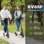 EVERCROSS EV85F E-Scooter – 350W Motor, 25 km/h, 8.5 Reifen, IP54, Klappbar