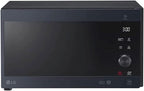 LG MS2595CIS Mikrowelle mit Smart Inverter Technologie, 25 Liter Kapazität, 1000 W, Automatikprogramme, einstellbare Leistungsstufen und EasyClean-Funktion, Silber