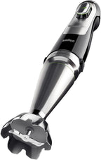 Braun MultiQuick 9 MQ 9187XLI Stabmixer – Pürierstab mit Active PowerDrive Technologie und 5 Zubehrteilen zum Zerkleinern, Stampfen, Rühren und Ice-Crushen, 1200 Watt, schwarz/Edelstahl