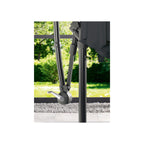 LIVARNO home Ampelschirm, 3 m, mit Handkurbel, anthrazit - B-Ware sehr gut
